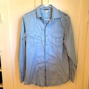 Men’s Black Brown 1826 dress shirt